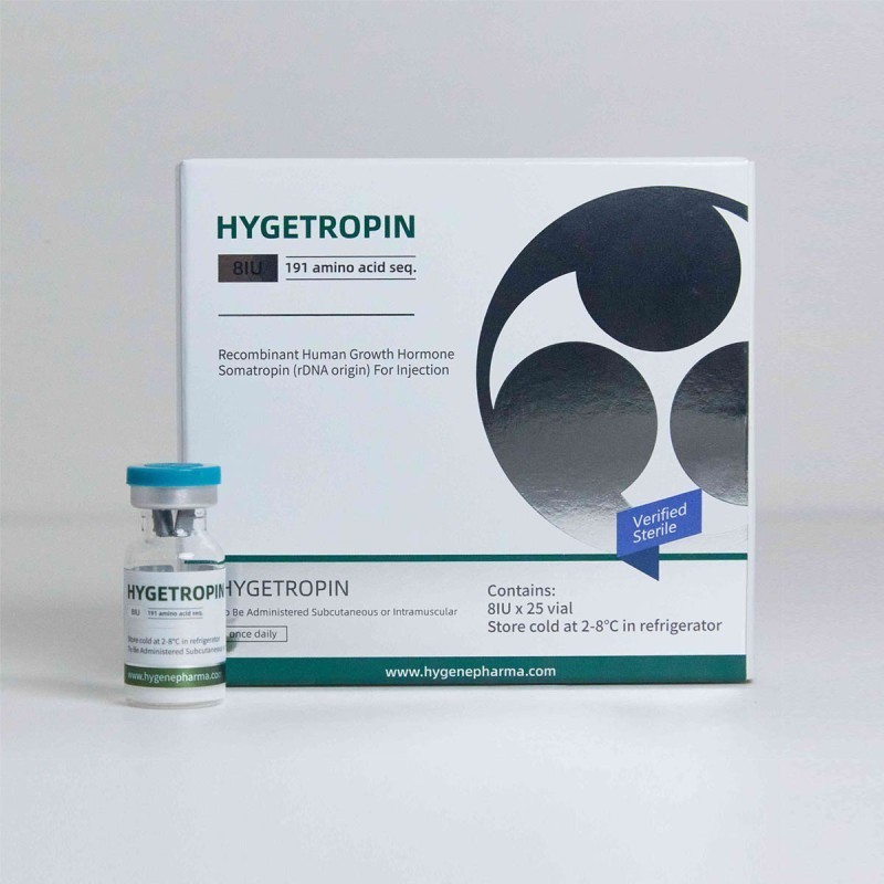Hygetropin 200 I.U. 8iu VIALS (Green Tops) + FREE Bac water. Hygetropin 200 I.U. 8iu VIALS (Green Tops) + FREE Bac water.