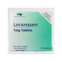 Lorazepam tablets 28 x 1mg Pharma Grade
