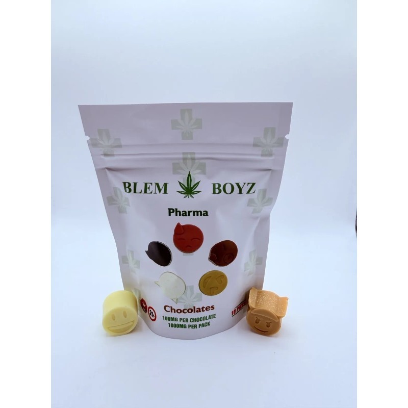Blem-Boyz THC Chocolate 100mg x 10 Pieces